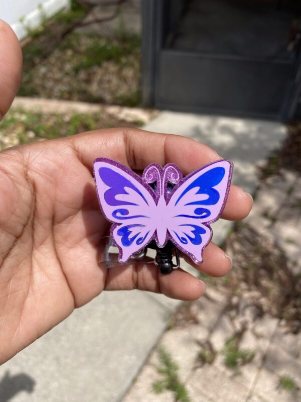 Butterfly Badge Reel