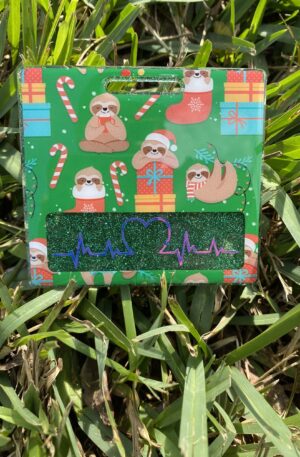 Sloth Christmas Badge Buddy