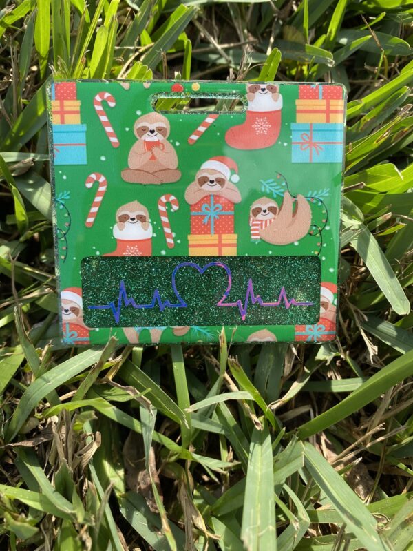 Sloth Christmas Badge Buddy
