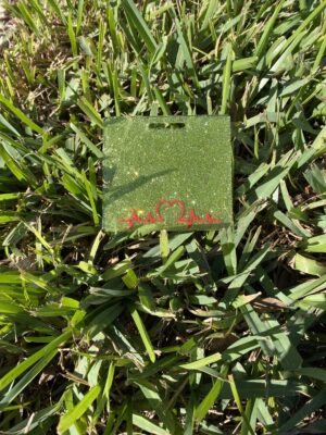 Green Glitter Badge Buddy