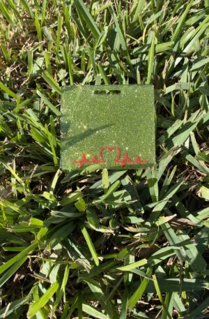 Green Glitter Badge Buddy