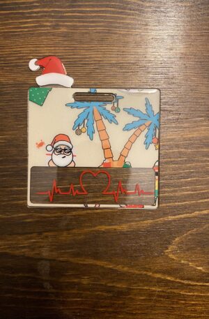 Beach Santa Badge Buddy